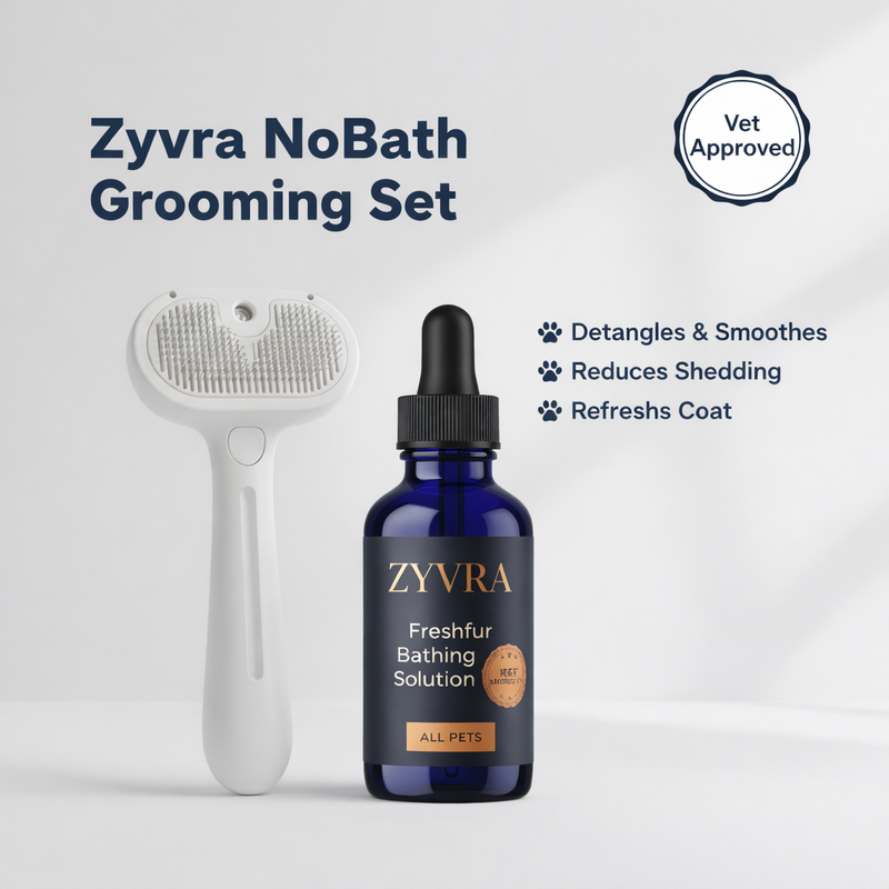 Zyvra NoBath Grooming Set